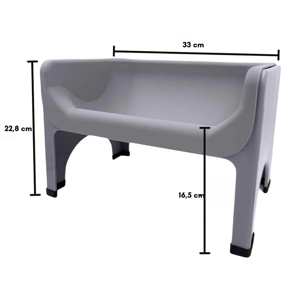 Fluff Trough Fluff Trough Set Met Siliconen Inlay XL Fluff Trough Fluff Trough Set Met Siliconen Inlay XL