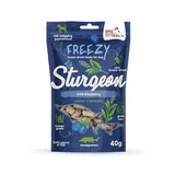 Syta Micha Syta Micha Freezy freeze-dried dog treats Steur en Bosbessen Syta Micha Syta Micha Freezy freeze-dried dog treats Steur en Bosbessen