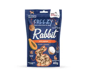 Syta Micha Syta Micha Freezy freeze-dried dog treats Konijn en Papaja Syta Micha Syta Micha Freezy freeze-dried dog treats Konijn en Papaja
