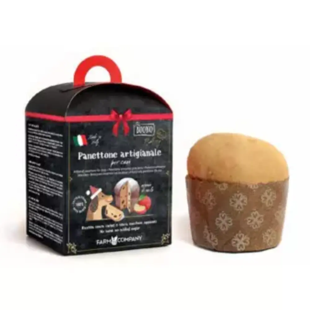 Farm Company - Ambachtelijke Kerst Panettone voor Honden Farm Company - Ambachtelijke Kerst Panettone voor Honden