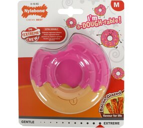 Nylabone Nylabone Extreme Chew Donut Glaze Bacon