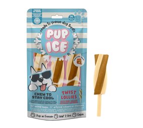 Pup Ice Hondenijsje Twist Lollie Peanutbutter