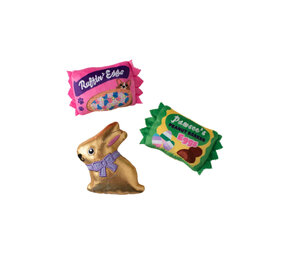 Petshop by Fringe studio Fringe Egg-Stra Sweets Toy for Dogs, Small, Pack of 3