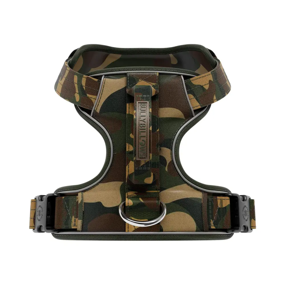 BullyBillows BullyBillows Premium Harness Green Camouflage