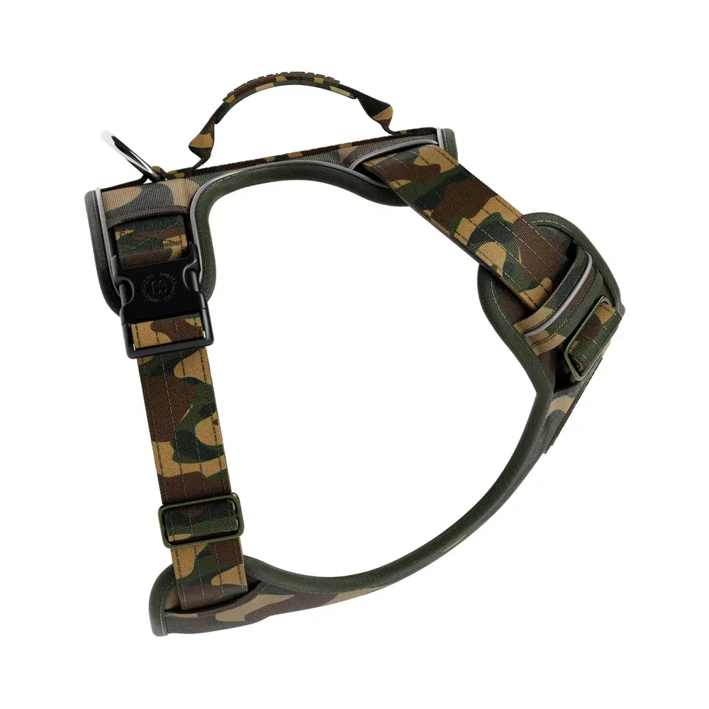 BullyBillows BullyBillows Premium Harness Green Camouflage