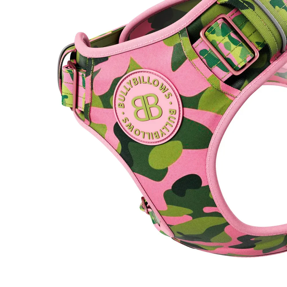 BullyBillows BullyBillows Premium Harness Pink Camouflage