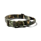 BullyBillows Bullybillows 2.5cm Lighter Combat Collar Green Camouflage