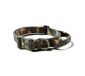 BullyBillows Bullybillows 2.5cm Lighter Combat Collar Green Camouflage
