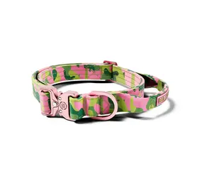 BullyBillows Bullybillows 2.5cm Lighter Combat Collar Pink Camouflage
