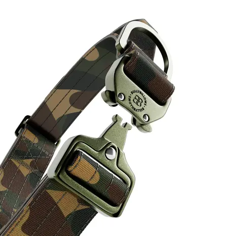 BullyBillows Bullybillows Lighter Combat Collar 4cm Green Camouflage