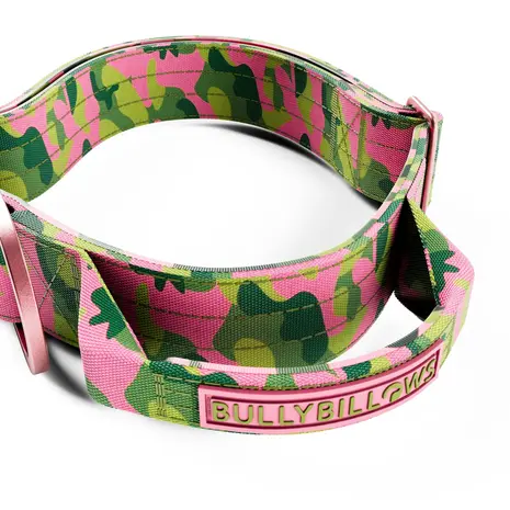 BullyBillows Bullybillows Lighter Combat Collar 4cm Pink Camouflage BullyBillows Bullybillows Lighter Combat Collar 4cm Pink Camouflage