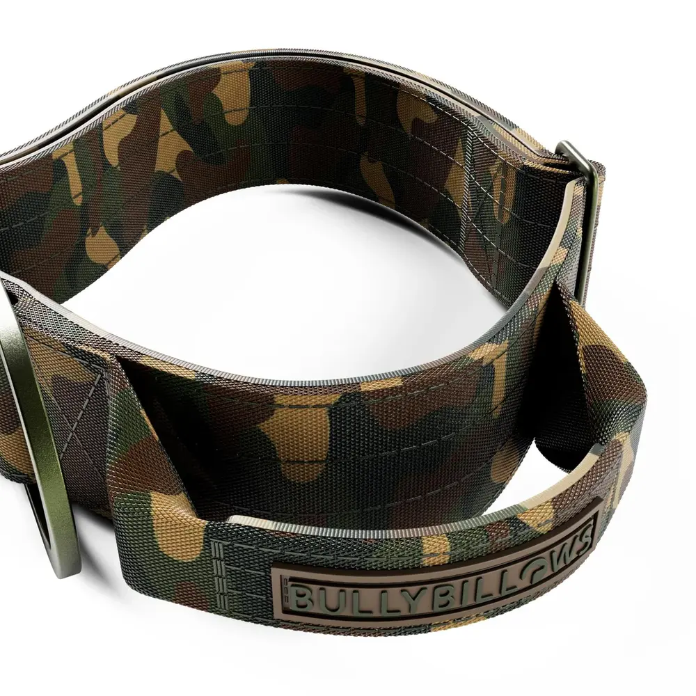 BullyBillows Bullybillows Lighter Combat Collar 5cm Green Camouflage