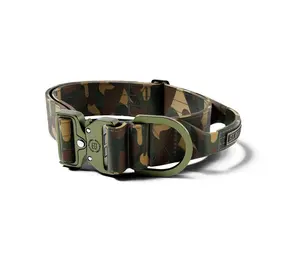 BullyBillows Bullybillows Lighter Combat Collar 5cm Green Camouflage