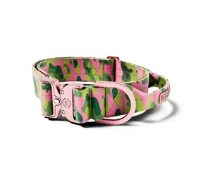 BullyBillows Bullybillows Lighter Combat Collar 5cm Pink Camouflage