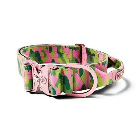 BullyBillows Bullybillows Lighter Combat Collar 5cm Pink Camouflage