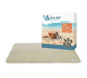 Coolpets Coolpets Gel Cooling Mat Beige
