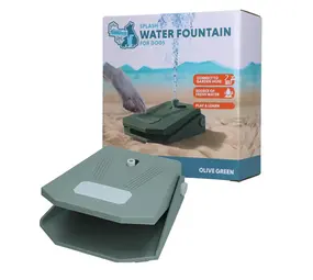 Coolpets Coolpets Splash Water Fountain Olijfgroen