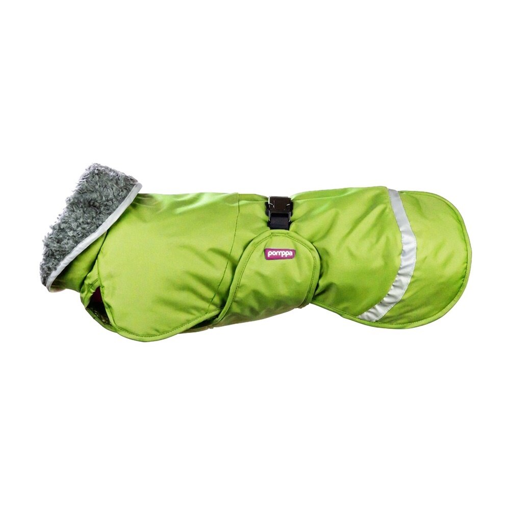 Pomppa PerusPomppa Hondenjas met tuig opening LIME OP=OP