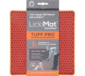 Lickimat Lickimat Soother Tuff Pro Oranje Lickimat Lickimat Soother Tuff Pro Oranje