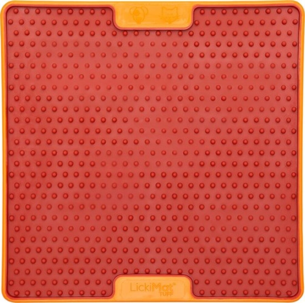 Lickimat Lickimat Soother Tuff Pro Oranje Lickimat Lickimat Soother Tuff Pro Oranje