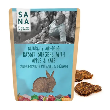 Sana Dog Sanadog Konijn Burgers met boerenkool en appel