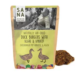 Sana Dog Sanadog Eend Burgers zeewier en abrikoos