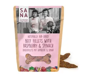 Sana Dog Sanadog Rund Filets frambozen en spinazie