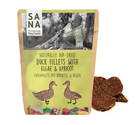 Sana Dog Sanadog Eend Filets met zeewier en abrikoos