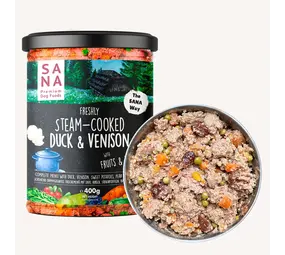 Sana Dog Sanadog Vers Gekookt Menu Eend en Hert