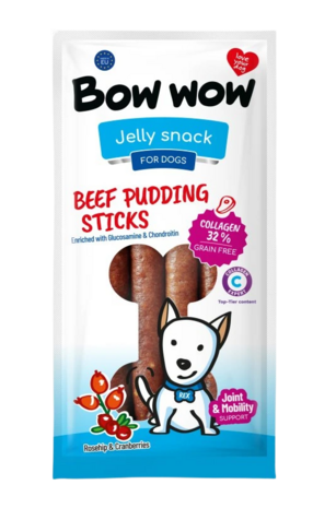 Bow Wow  Bow Wow Sausages met Rund, Collageen, Rozenbottel & Cranberry