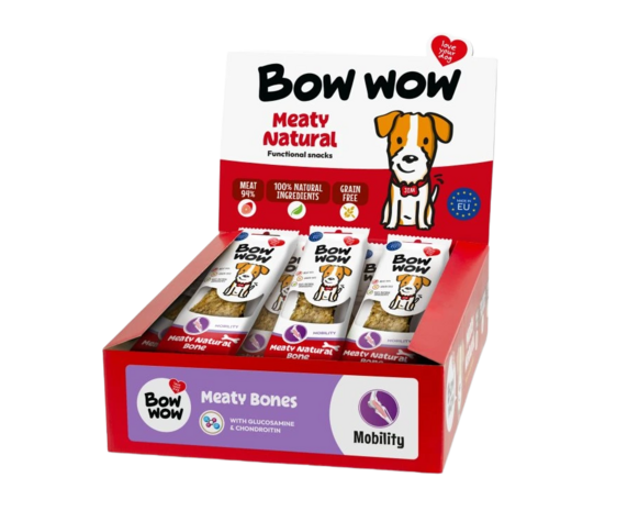 Bow Wow Natural Meaty Bone Mobility per stuk Bow Wow Natural Meaty Bone Mobility per stuk