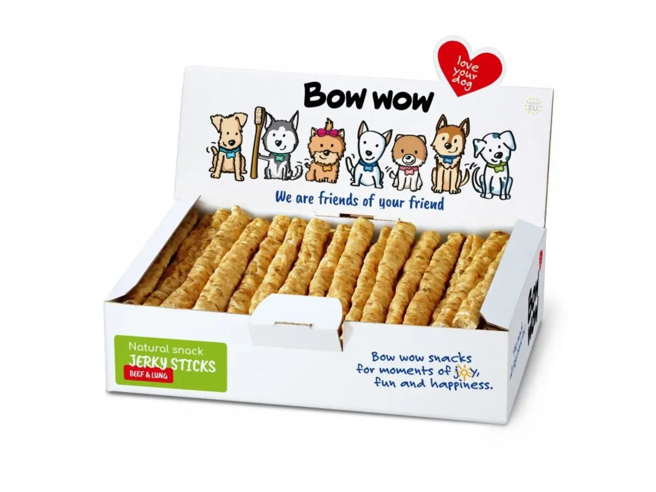 Bow Wow Bow Wow Super Natural Jerky Sticks Beef & Lung