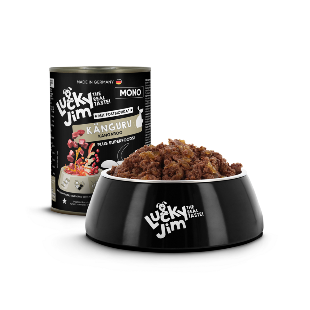 Lucky Jim Lucky Jim Blikvoeding Mono Kangoeroe 200 gram Lucky Jim Lucky Jim Blikvoeding Mono Kangoeroe 200 gram