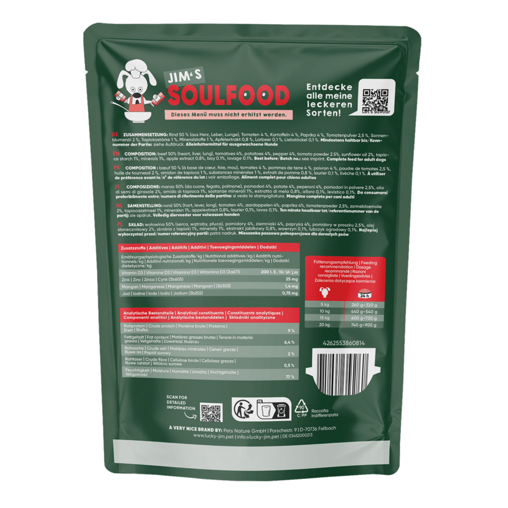 Lucky Jim Lucky Jim Soulfood Boerenstoofpot 300g