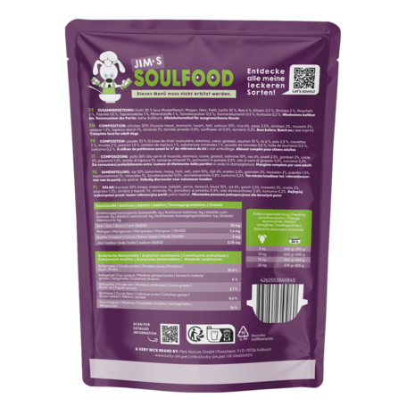 Lucky Jim Lucky Jim Soulfood Paella Kip, zalm en garnaal 300g