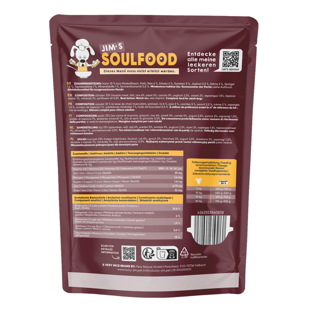 Lucky Jim Lucky Jim Soulfood Kipragout 300g Lucky Jim Lucky Jim Soulfood Kipragout 300g