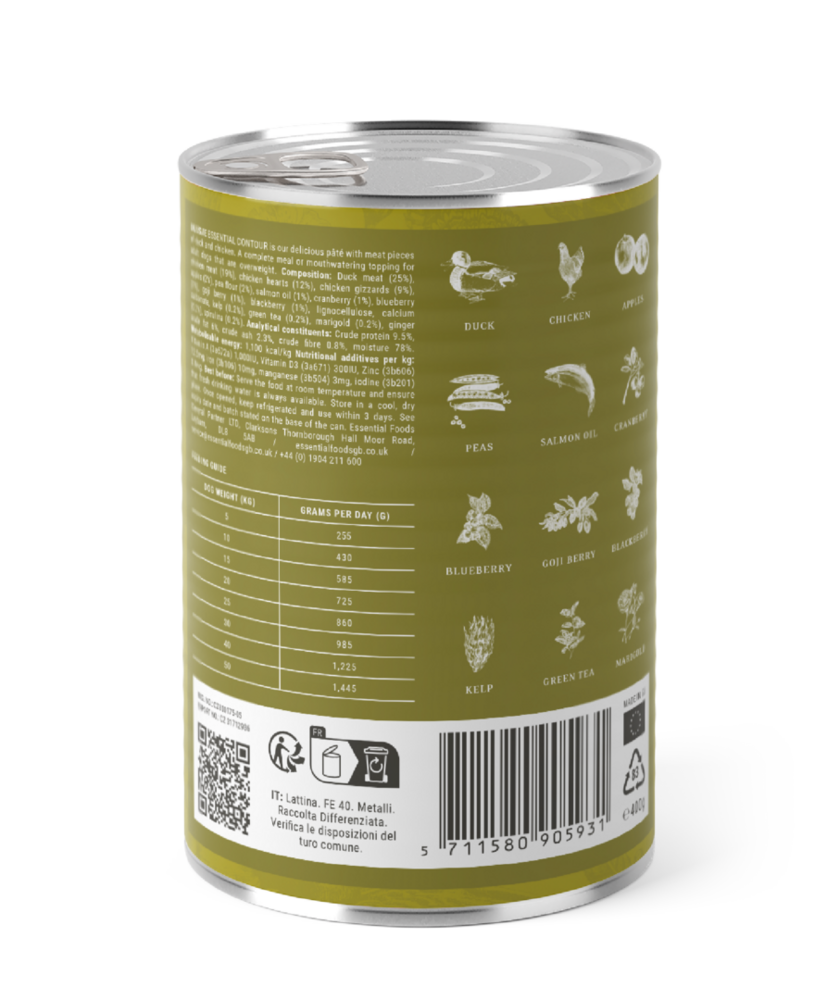 Essential Foods Essential Food Paté CONTOUR 400gr Essential Foods Essential Food Paté CONTOUR 400gr