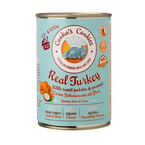 Cooka's Cookies Cooka's Cookies Real Turkey, Sweet Potato & Coconut
