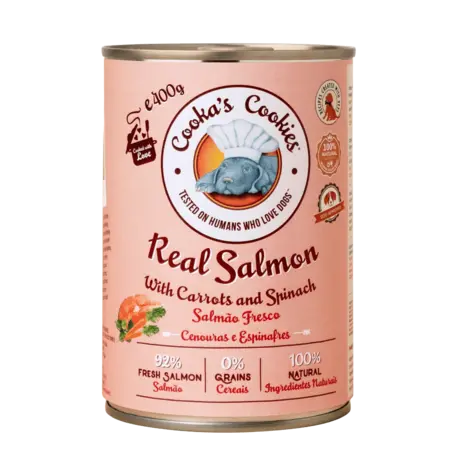 Cooka's Cookies Cooka's Cookies Real Salmon, Carrots & Spinach