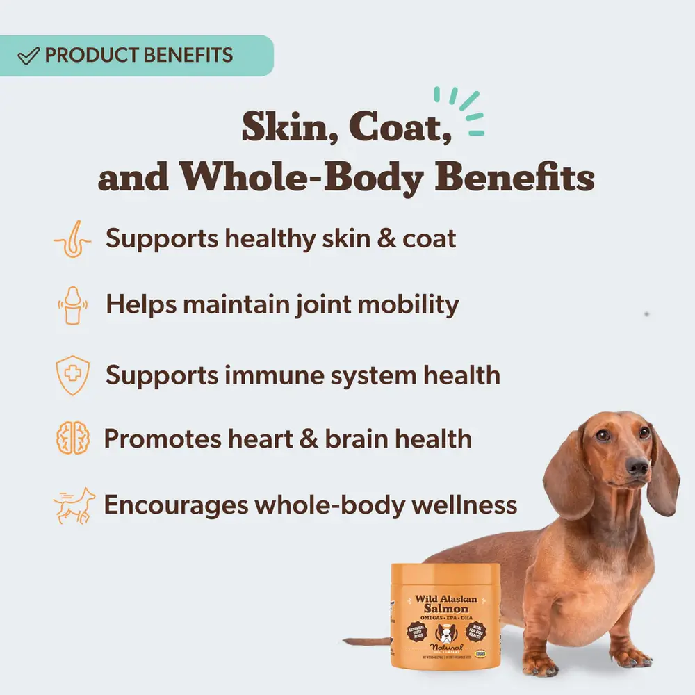Natural Dog Company Natural Dog Company Wild Alaskan Salmon Chews Natural Dog Company Natural Dog Company Wild Alaskan Salmon Chews