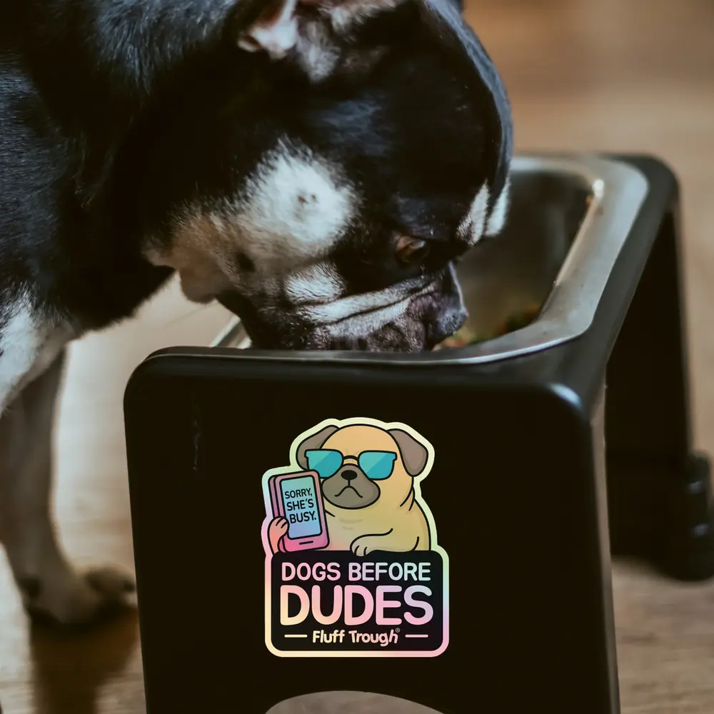 Fluff Trough Fluff Trough Sticker Dogs Before Dudes