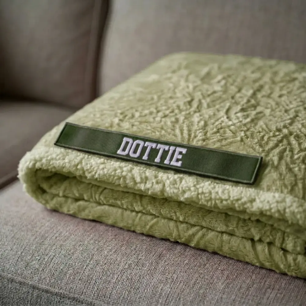 BullyBillows Bullybillows Solid Sage Edition Luxury Human & Dog Blanket BullyBillows Bullybillows Solid Sage Edition Luxury Human & Dog Blanket