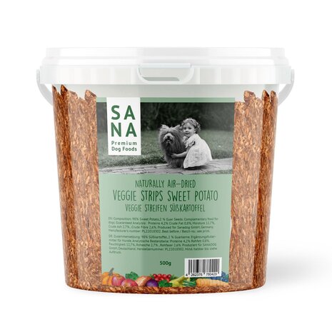 Sana Dog Sanadog Zoete Aardappel Strips Sana Dog Sanadog Zoete Aardappel Strips