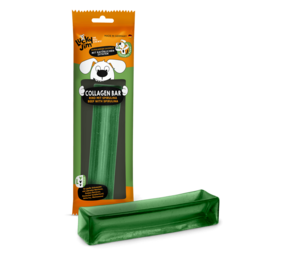 Lucky Jim Lucky Jim Dental Collageen Bar Spirulina Lucky Jim Lucky Jim Dental Collageen Bar Spirulina