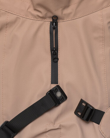 Paikka Paikka Visibility Raincoat Taupe Hondenjas