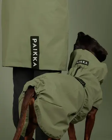 Paikka Paikka Reflective Shell Jacket Olive Hondenjas