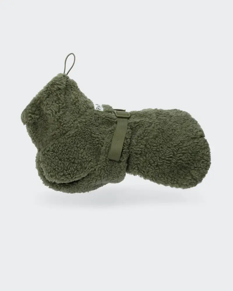 Paikka Paikka Sherpa Shirt Olive Hondenjas