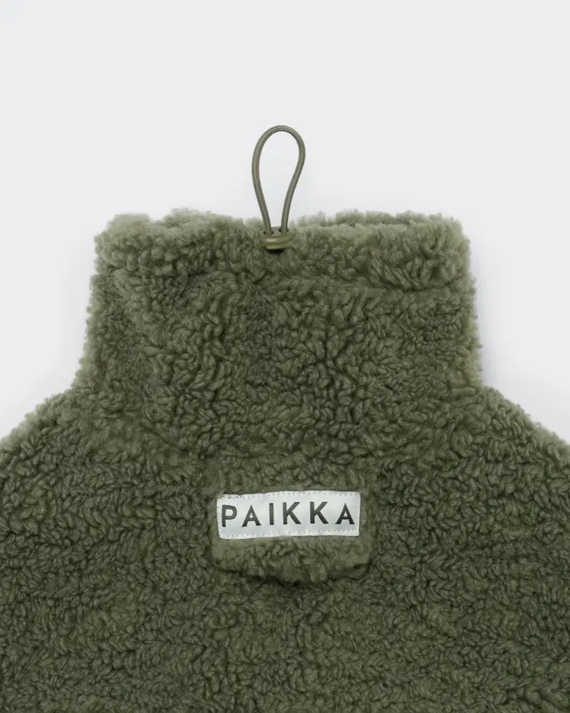 Paikka Paikka Sherpa Shirt Olive Hondenjas