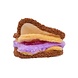 Zippypaws Zippypaws Snufflerz PB&J Sandwich Zippypaws Zippypaws Snufflerz PB&J Sandwich
