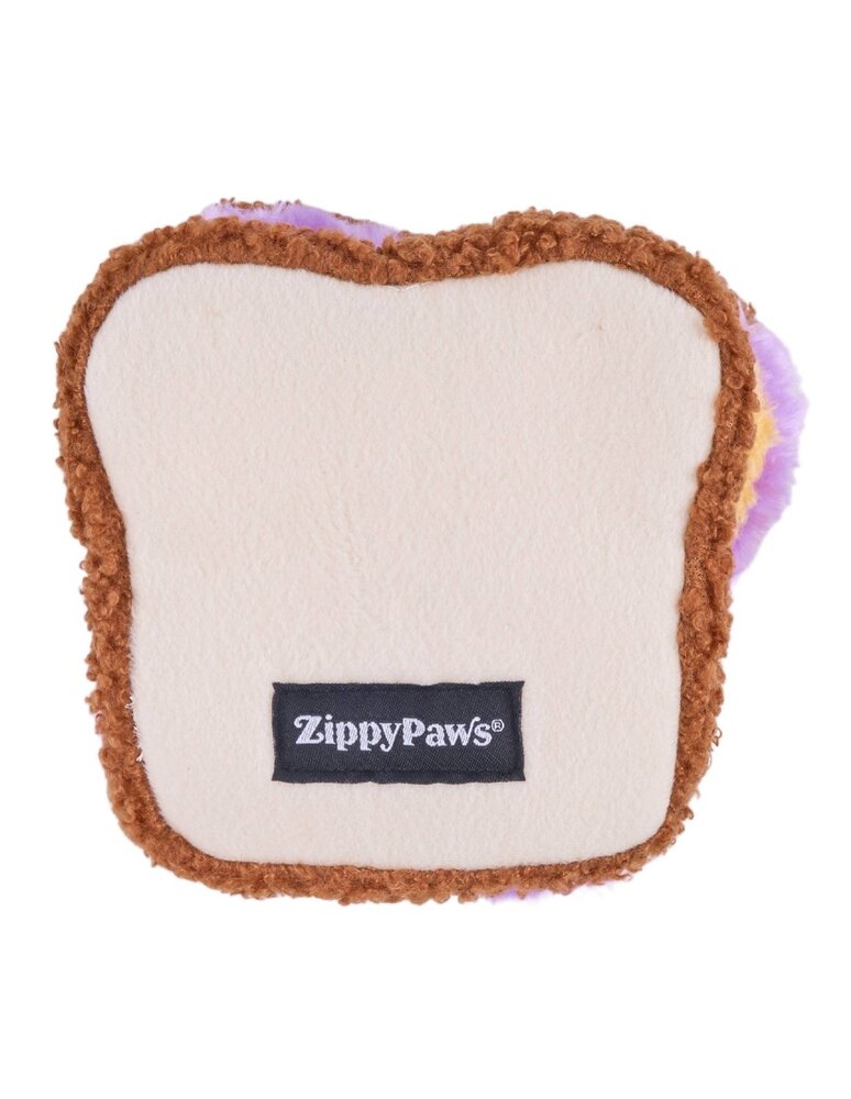Zippypaws Zippypaws Snufflerz PB&J Sandwich Zippypaws Zippypaws Snufflerz PB&J Sandwich